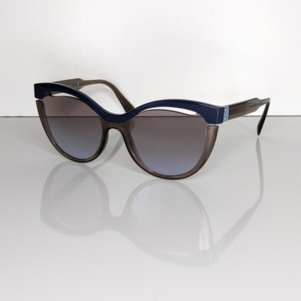 MIU MIU Cat Eye Womens SMU 01T Sunglasses Red/Blue Clear 140 Italy